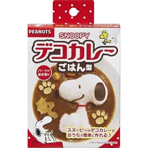 オーエスケー オーエスケー スヌーピー デコカレー ごはん型 LS-7