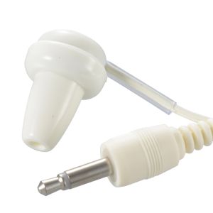 オーム電機 OHM オーム電機 モノラルイヤホン テレビ用 φ3.5 5m ホワイト 01-1203 EAR-1203