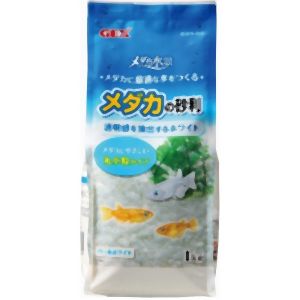 ジェックス GEX ジェックス メダカの砂利 パールホワイト 1kg