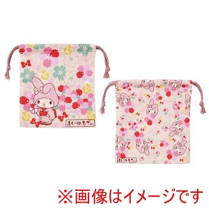 スケーター SKATER スケーター マイメロディ 桜 マチ付き 巾着 2P KB64WN
