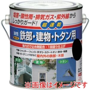 ニッぺ ニッぺ HUB106-0.7 油性鉄部･建物･トタン用 0.7L ブラック
