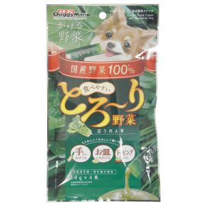 ドギーマンハヤシ DoggyMan ドギーマン かける野菜 ほうれん草 14g×4本 DoggyMan