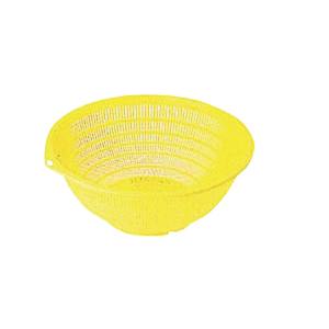 本間冬治工業 弁慶 PP カラー ザル 22cm イエロー 本間冬治工業