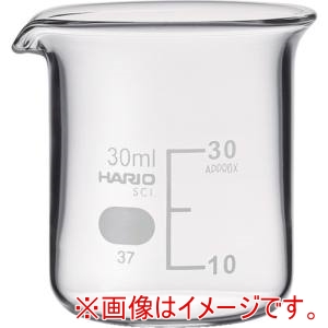 ハリオ HARIO ハリオ B-30-SCI ビーカー 目安目盛付 30ml