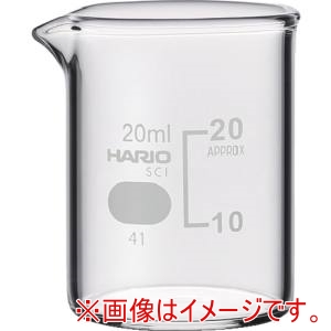 ハリオ HARIO ハリオ B-20-SCI ビーカー 目安目盛付 20ml