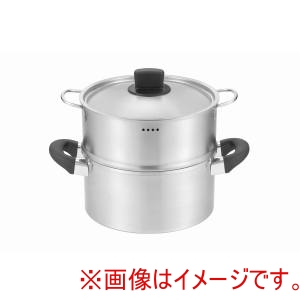 丸山技研 丸山技研 SE-15 創燕 二段蒸し器 22cm 目盛付
