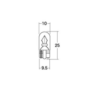 M&H マツシマ M&H マツシマ B-WB11 ノーマルバルブ メーター/ポジションキュウ 12V1.7W クリア エム＆エイチ