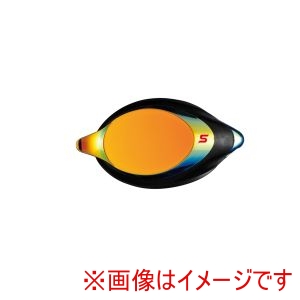 山本光学 SWANS 山本光学 SRXCLMPAF SRX 度付きミラーレンズ スモークxフラッシュオレンジ -7.00