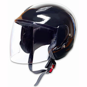 スターアロー STARARROW スターアロー PS-FJ001 ファミリージェットヘルメット ブラック STARARROW