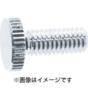 トラスコ中山 TRUSCO 装飾平小ねじ 低頭縦目ローレット M6 Φ12 L25 1個入 DS-AB202